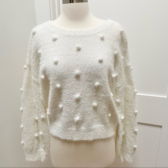 FRANCESCA’S Janette Pom Pom Pullover Sweater - Picture 2 of 8